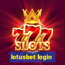 lotusbet login